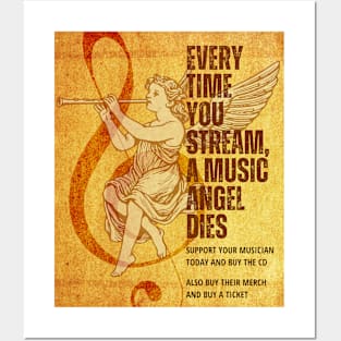 Save a Music Angel Posters and Art